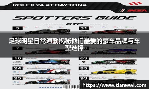 足球明星日常通勤揭秘他们最爱的豪车品牌与车型选择